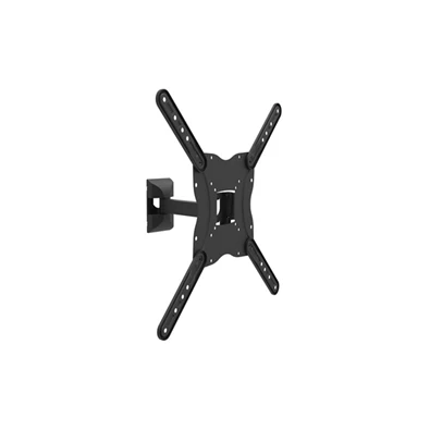 Equip 650406 23"-55"dönthető, forgatható, kihúzható fekete fali TV konzol
