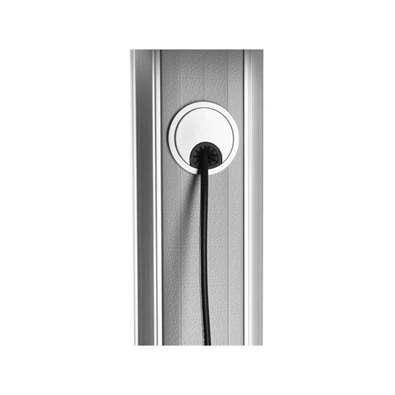 Equip 650605 60"-100" álló, dönthető, gurulós fekete/ezüst TV állvány