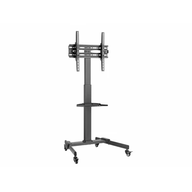 Equip 650607 32"-55" dönthető, gurulós fekete TV/Monitor állvány