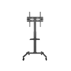 Equip 650607 32"-55" dönthető, gurulós fekete TV/Monitor állvány