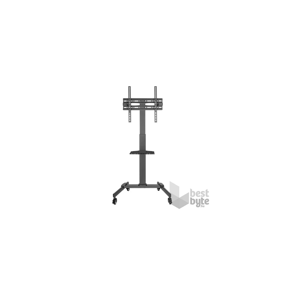 Equip 650607 32"-55" dönthető, gurulós fekete TV/Monitor állvány
