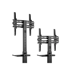 Equip 650607 32"-55" dönthető, gurulós fekete TV/Monitor állvány