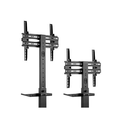 Equip 650607 32"-55" dönthető, gurulós fekete TV/Monitor állvány