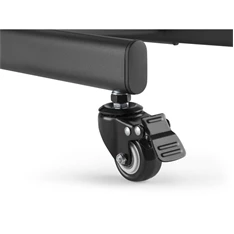 Equip 650607 32"-55" dönthető, gurulós fekete TV/Monitor állvány