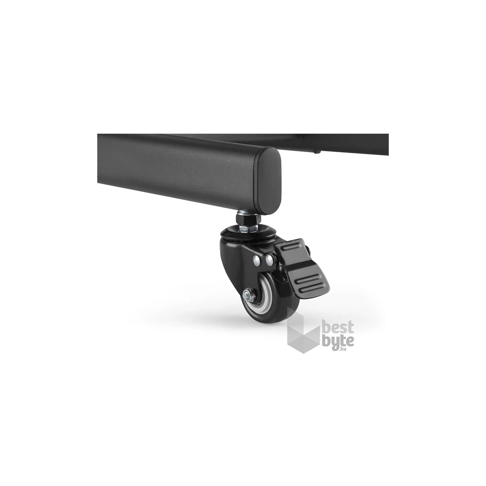 Equip 650607 32"-55" dönthető, gurulós fekete TV/Monitor állvány