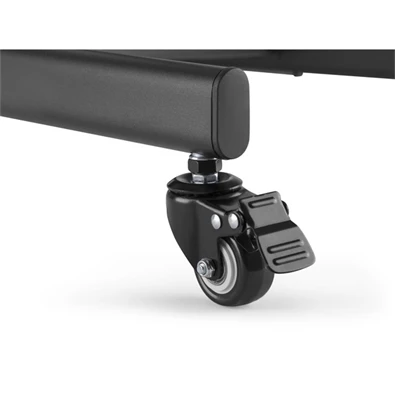 Equip 650607 32"-55" dönthető, gurulós fekete TV/Monitor állvány
