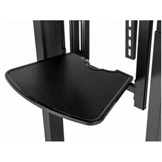 Equip 650633 55"-100" dönthető, állítható magasság motoros fekete gurulós TV állvány