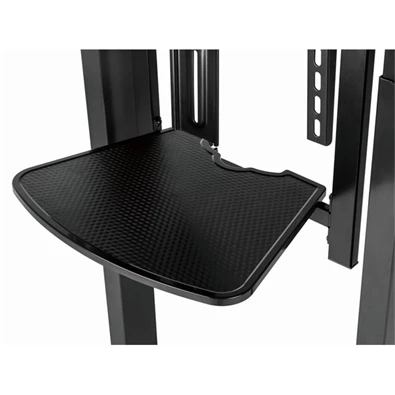 Equip 650633 55"-100" dönthető, állítható magasság motoros fekete gurulós TV állvány
