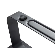 Equip 650880 csúszásmentes, Max.: 20kg, acél, fekete asztali monitor tartó