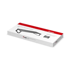 Equip 650880 csúszásmentes, Max.: 20kg, acél, fekete asztali monitor tartó