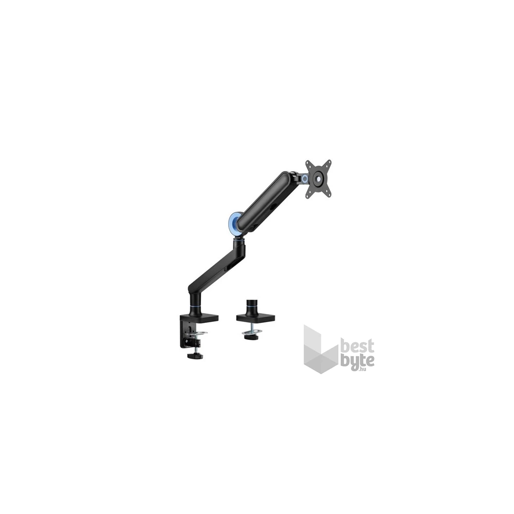 Equip Monitor Asztali konzol - 650184 (17"-35", 1 monitor, dönthető, forgatható, Max.: 10,5kg, fekete)