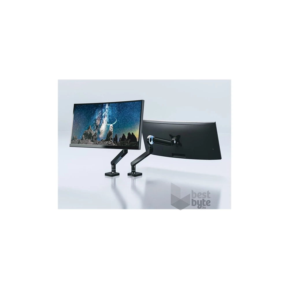 Equip Monitor Asztali konzol - 650184 (17"-35", 1 monitor, dönthető, forgatható, Max.: 10,5kg, fekete)