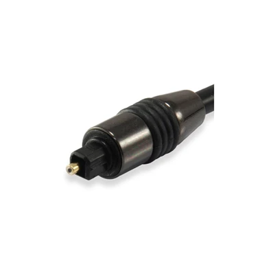 Equip kábel - 147921 (Toslink(optikai), SPDIF, apa/apa, aranyozott csatlakozó, fekete, 1,8m)