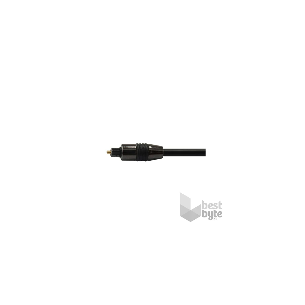 Equip kábel - 147921 (Toslink(optikai), SPDIF, apa/apa, aranyozott csatlakozó, fekete, 1,8m)