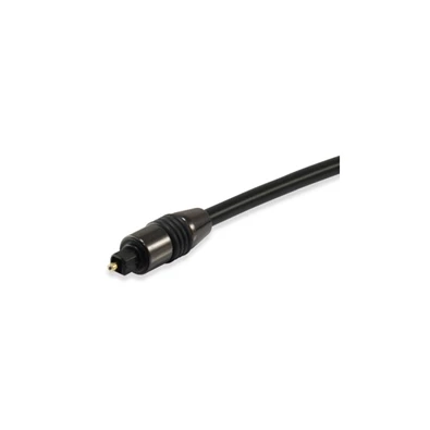 Equip kábel - 147921 (Toslink(optikai), SPDIF, apa/apa, aranyozott csatlakozó, fekete, 1,8m)