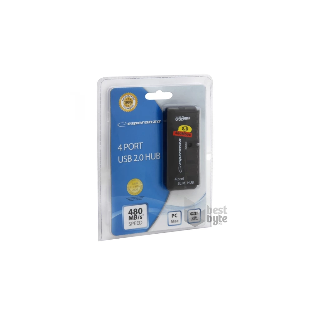 Esperanza EA112 USB 2.0 4-portos HUB