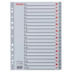 Esselte A4 A-Z-ig műanyag regiszter
