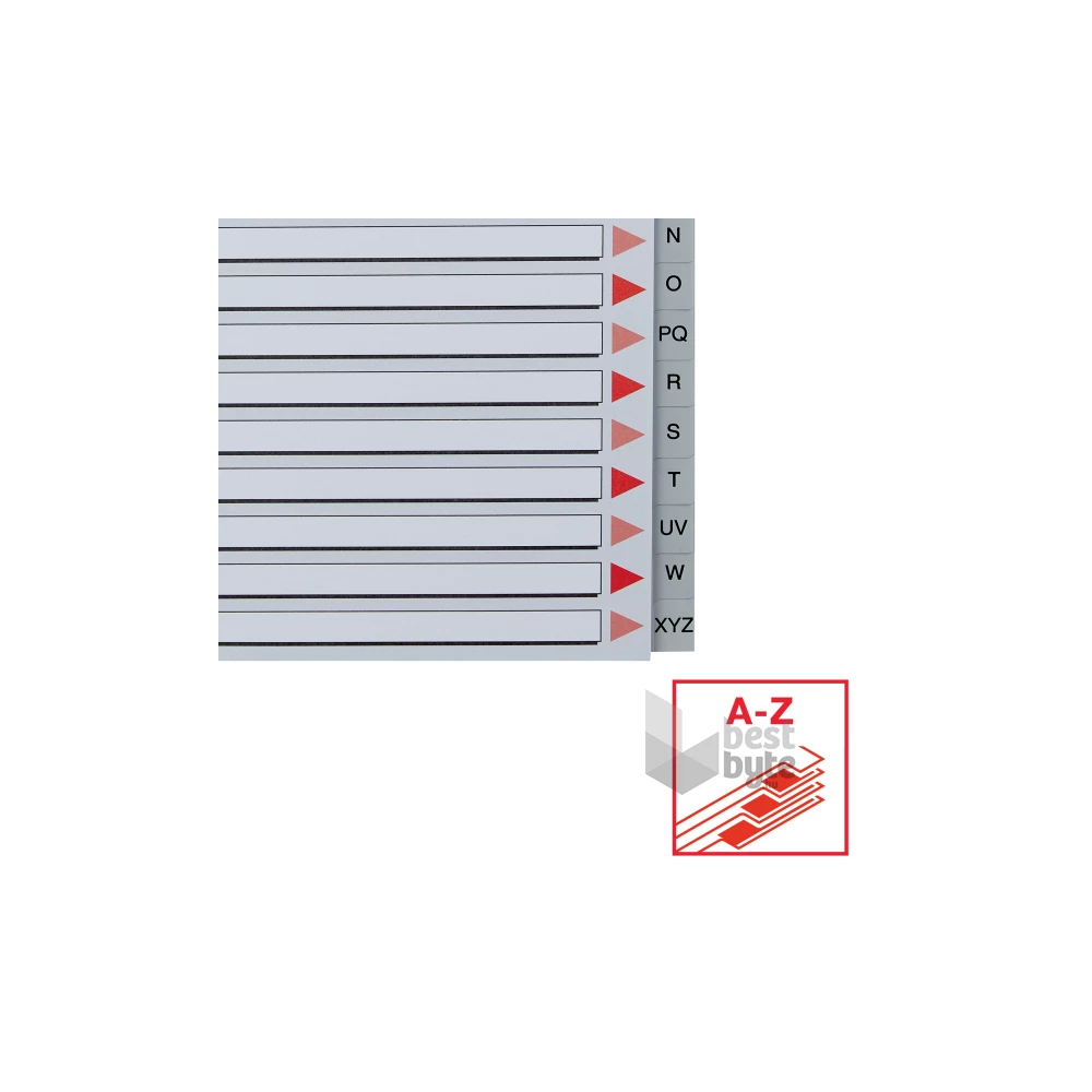 Esselte A4 A-Z-ig műanyag regiszter