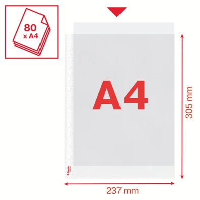 Esselte A4  Maxi 100 mikron 25db lefűzhető genotherm