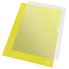 Esselte A4 narancsos 105mikron 25db/cs sárga genotherm