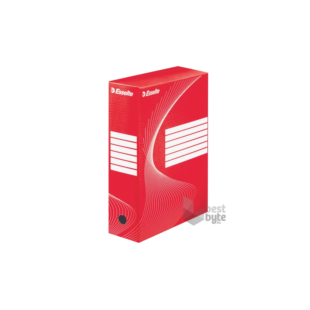 Esselte Boxycolor 10cm piros archiváló doboz