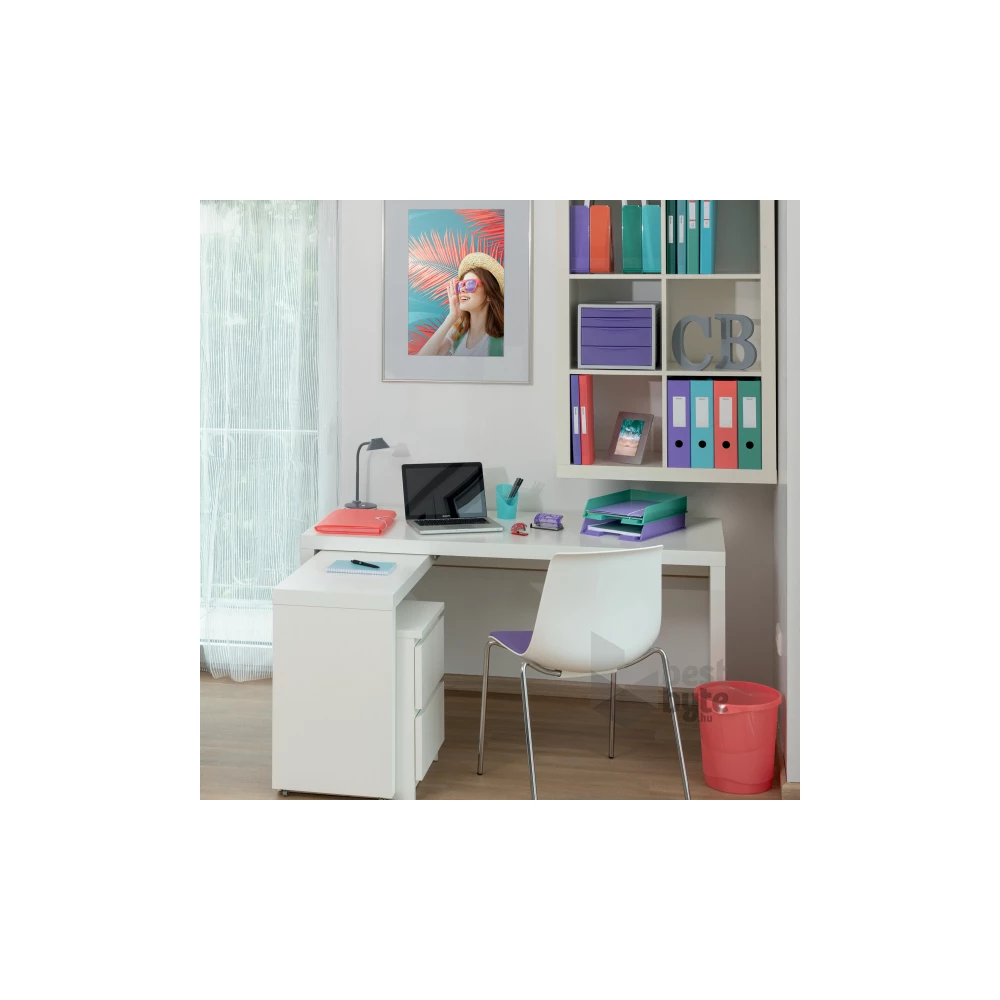 Esselte ColourBreeze levendula harmonika irattartó