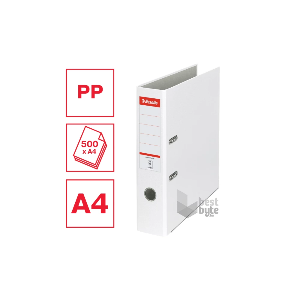 Esselte Economy A4 7,5cm fehér iratrendező