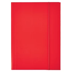 Esselte Economy A4 piros karton gumis mappa