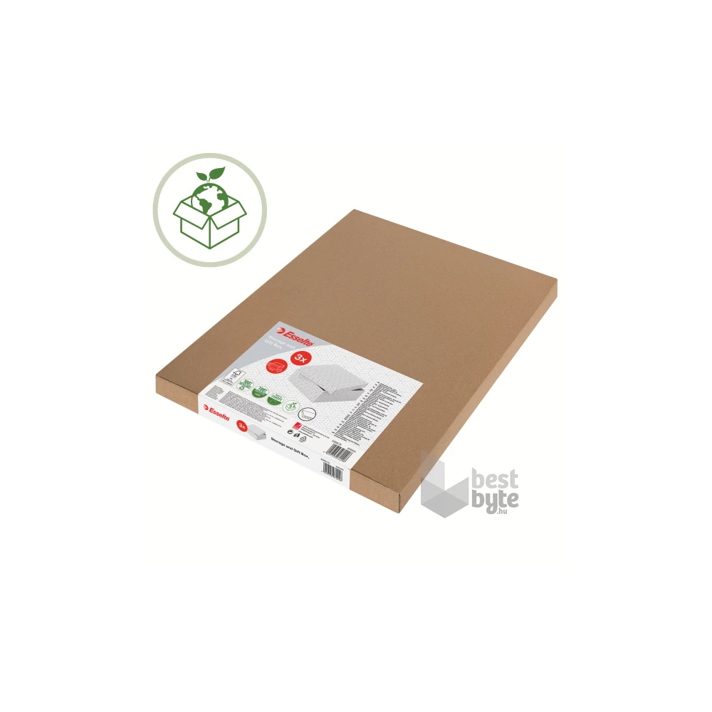 Esselte Home kocka alakú 3db/csomag fehér tárolódoboz