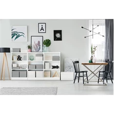 Esselte Home kocka alakú 3db/csomag fehér tárolódoboz