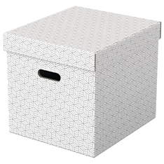 Esselte Home kocka alakú 3db/csomag fehér tárolódoboz