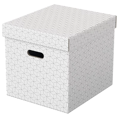 Esselte Home kocka alakú 3db/csomag fehér tárolódoboz