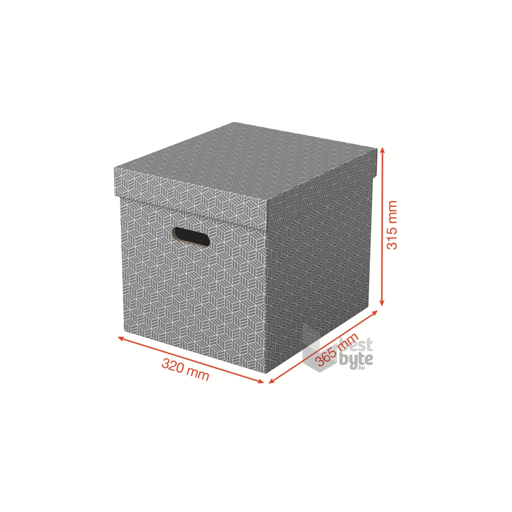 Esselte Home kocka alakú 3db/csomag tárolódoboz