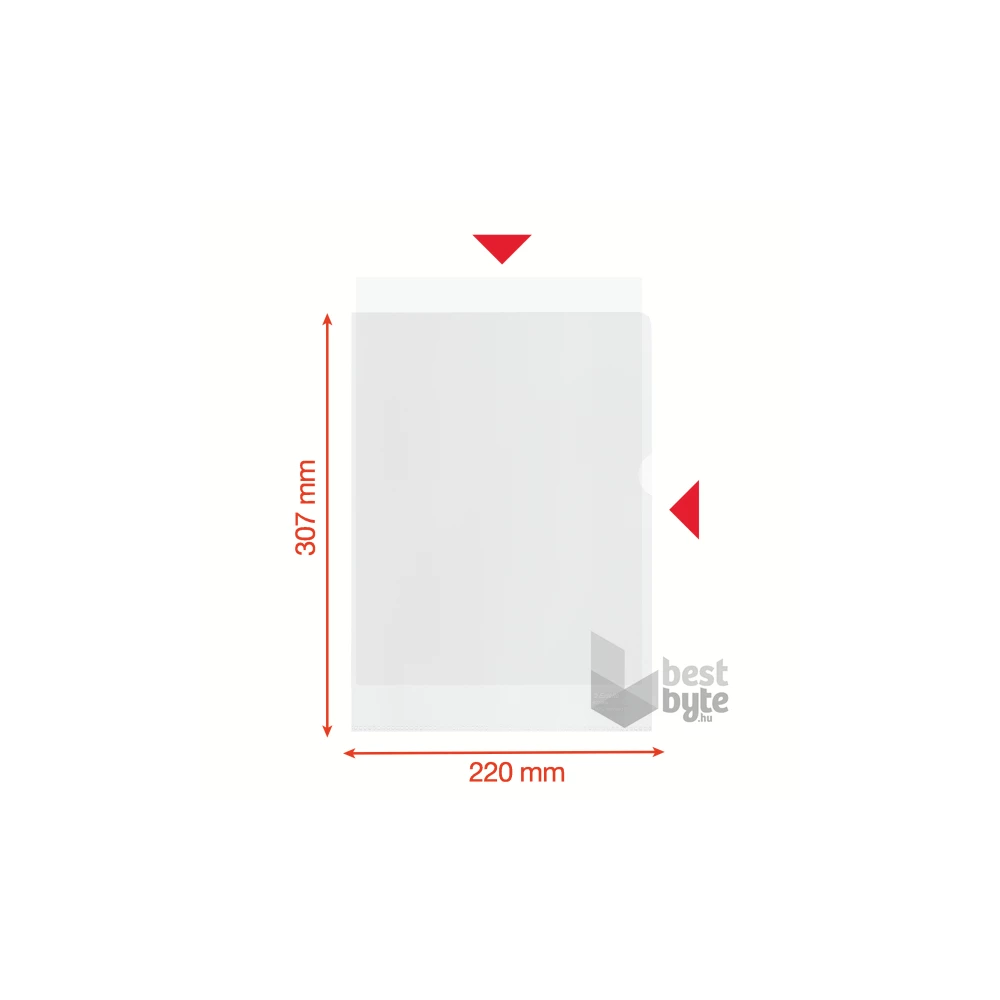 Esselte Recycled A4 narancsos 100mikronos 100db genotherm
