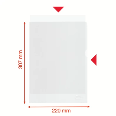 Esselte Recycled A4 narancsos 100mikronos 100db genotherm