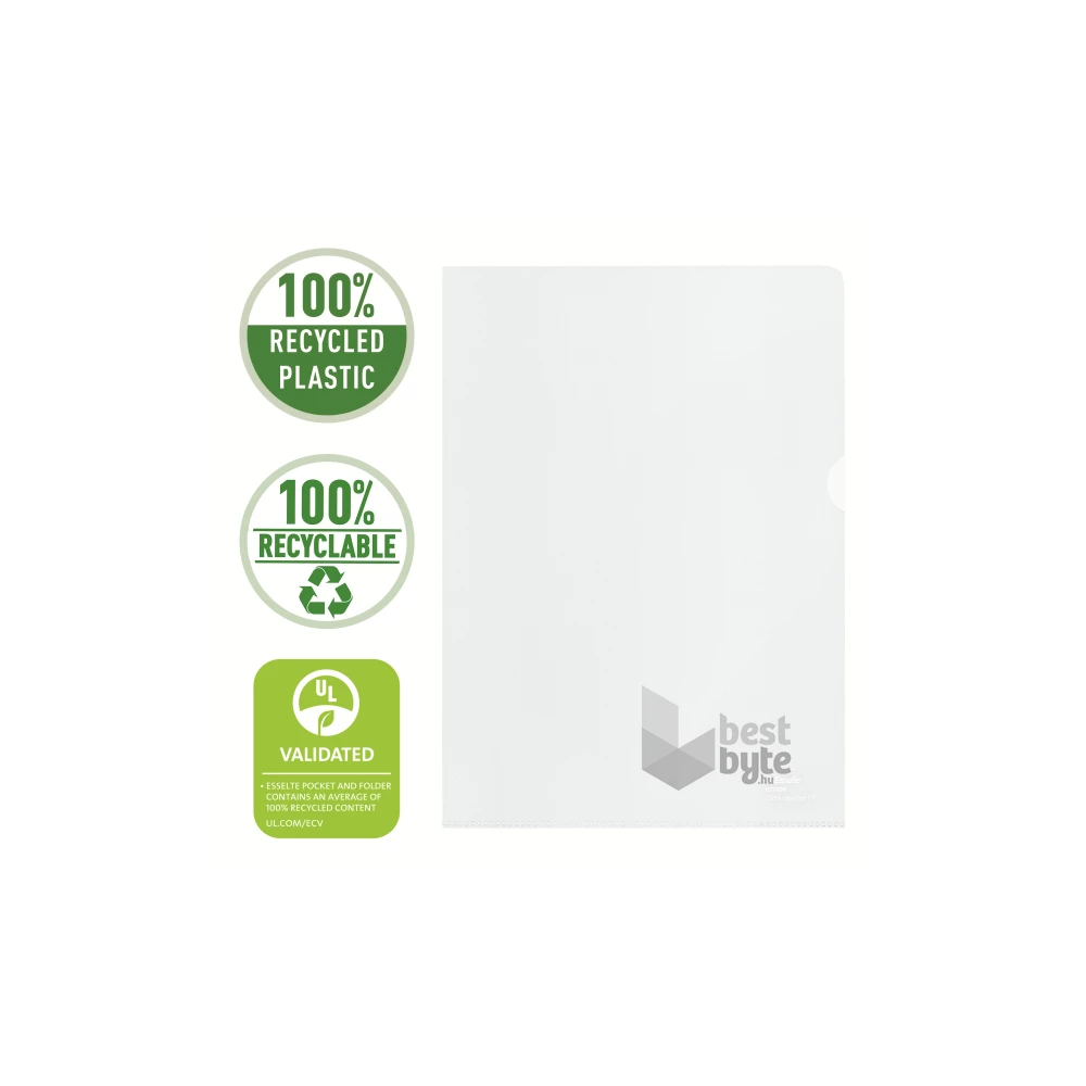 Esselte Recycled A4 narancsos 100mikronos 100db genotherm