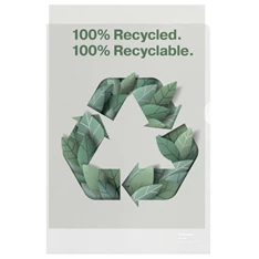 Esselte Recycled A4 narancsos 100mikronos 100db genotherm