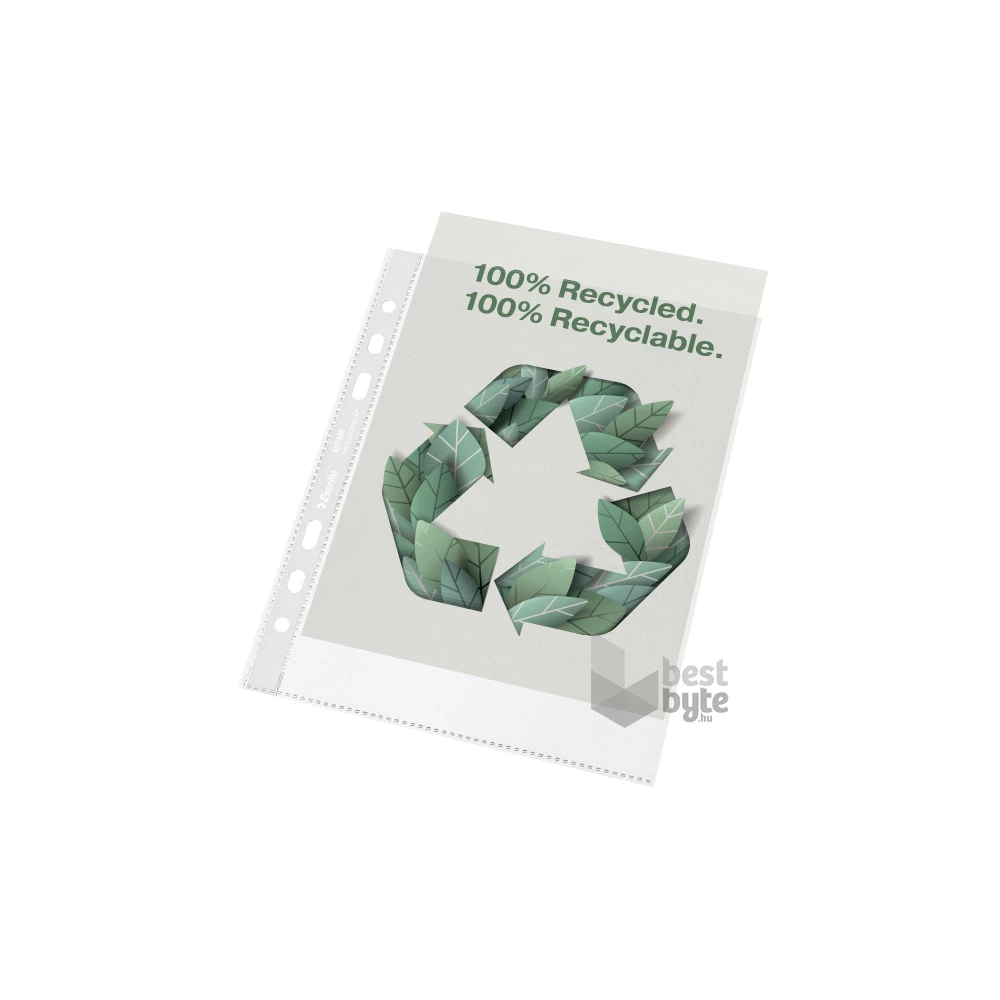 Esselte Recycled A5 narancsos 100db lefűzhető genotherm
