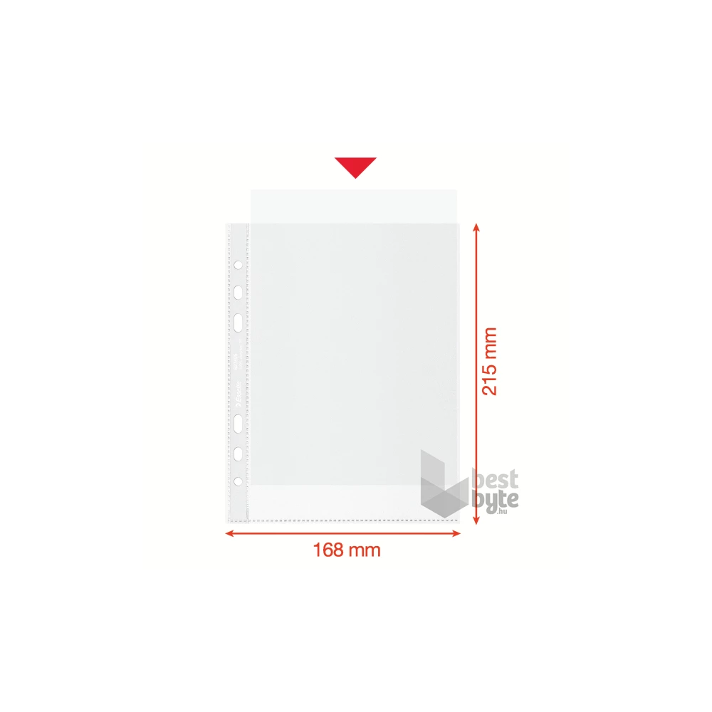 Esselte Recycled A5 narancsos 100db lefűzhető genotherm