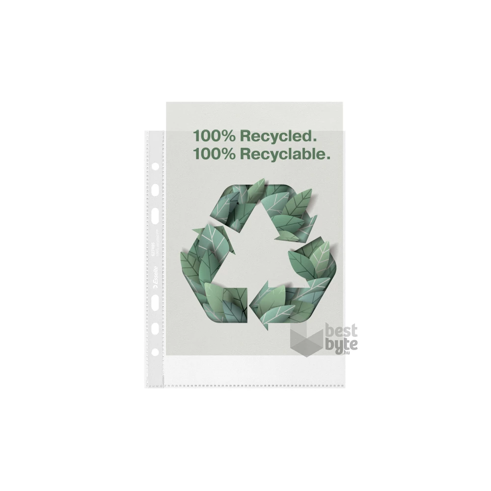 Esselte Recycled A5 narancsos 100db lefűzhető genotherm
