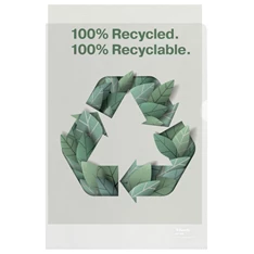 Esselte Recycled A4 narancsos 100mikronos 100db genotherm