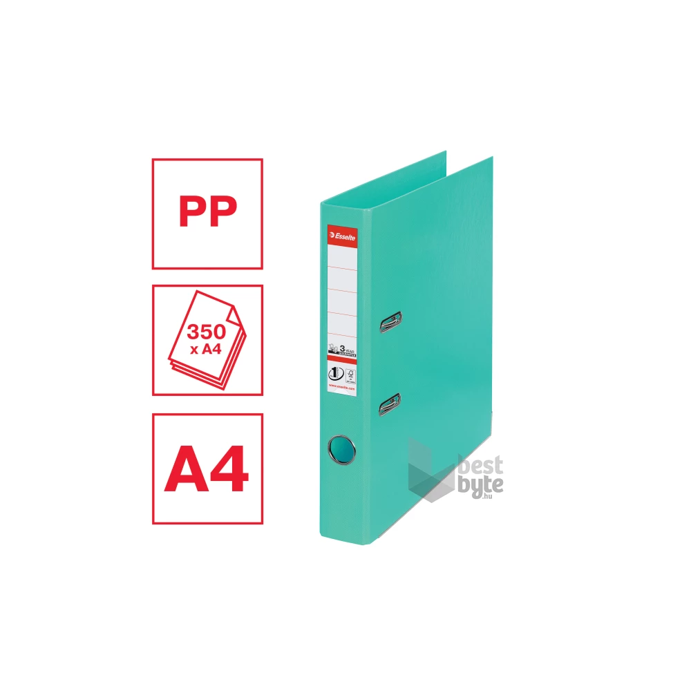 Esselte Standard A4 5cm mentazöld iratrendező