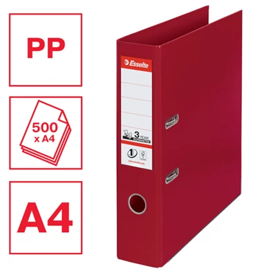 Esselte Standard A4 7,5cm bordó iratrendező