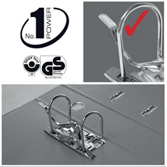 Esselte Standard A4 7,5cm bordó iratrendező
