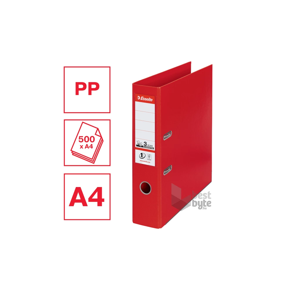 Esselte Standard A4 7,5cm piros iratrendező
