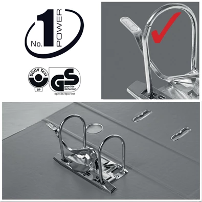 Esselte Standard A4 7,5cm piros iratrendező