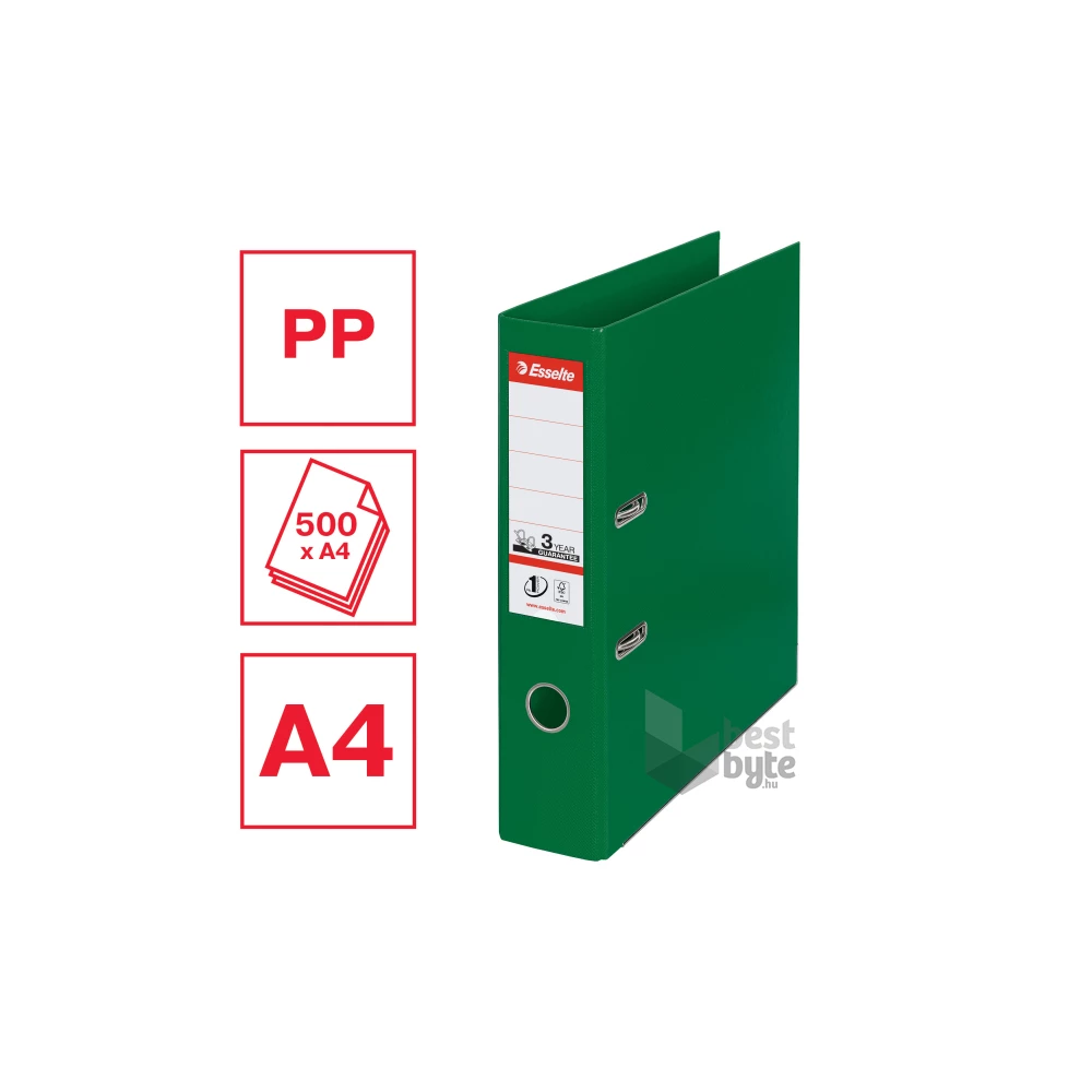 Esselte Standard A4 7,5cm zöld iratrendező