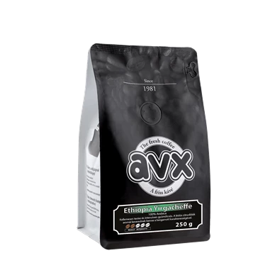 AVX Ethiopia Yirgacheffe 250 g pörkölt szemes kávé