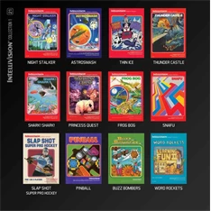 Evercade #21 Intellivision Collection 1 12in1 Retro Multi Game játékszoftver csomag