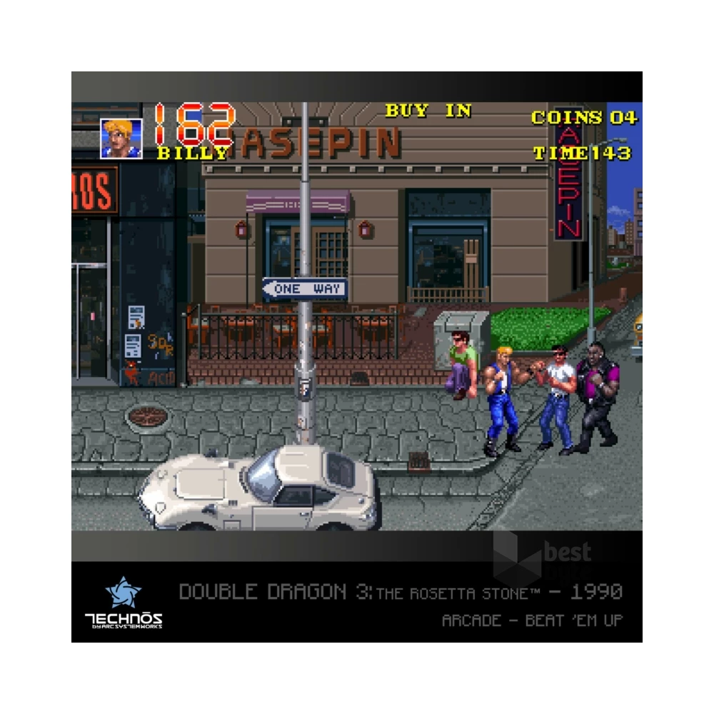 Evercade #30 Technos Arcade 1 8in1 Retro Multi Game játékszoftver csomag